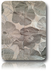 BROCADE SKIRT GREY FLOWERS BROCADE